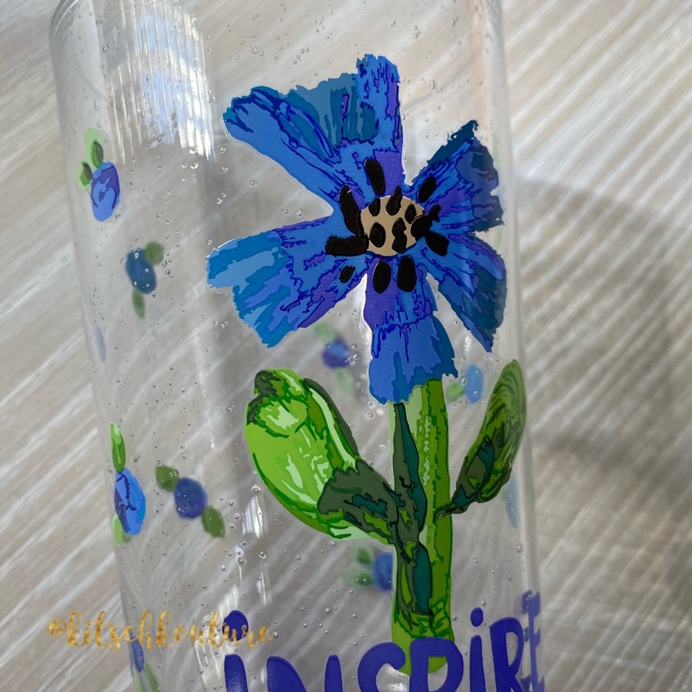Anthropologie Carolyn Gavin Flourish Glass - Picture 6 of 9